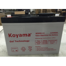 De Buena Calidad Batería de almacenamiento solar de la batería del inversor de la batería del gel de poder 12V90ah Koyama